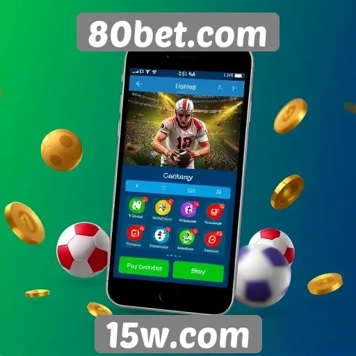 Experiência mobile no 80bet.com